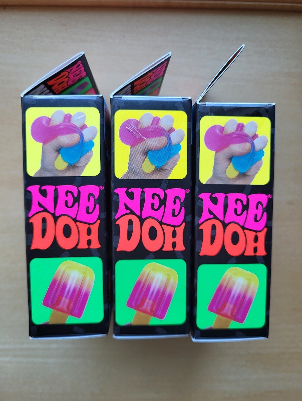 NEW NeeDoh Nice-Sicle Popsicle Set Bundle, COMPLETE SET, Nee Doh - Picture 3 of 8